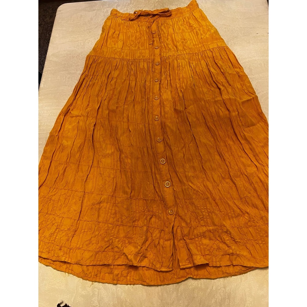 Anthropologie Maeve Carnacion Textured Maxi Skirt size small - Picture 4 of 12